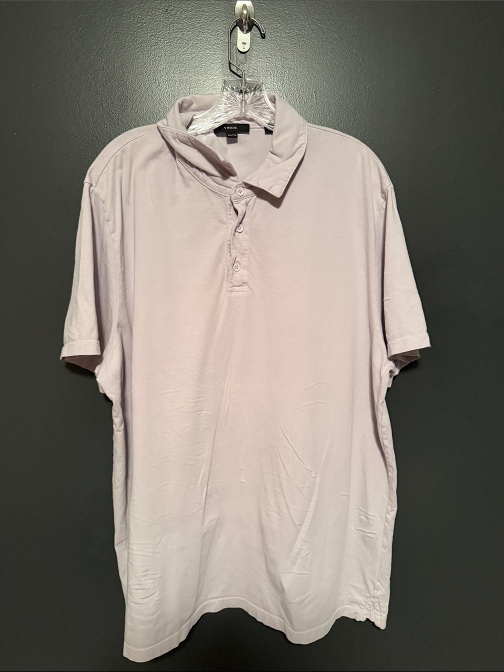 Vince Men's Lavender-Tint Polo Shirt